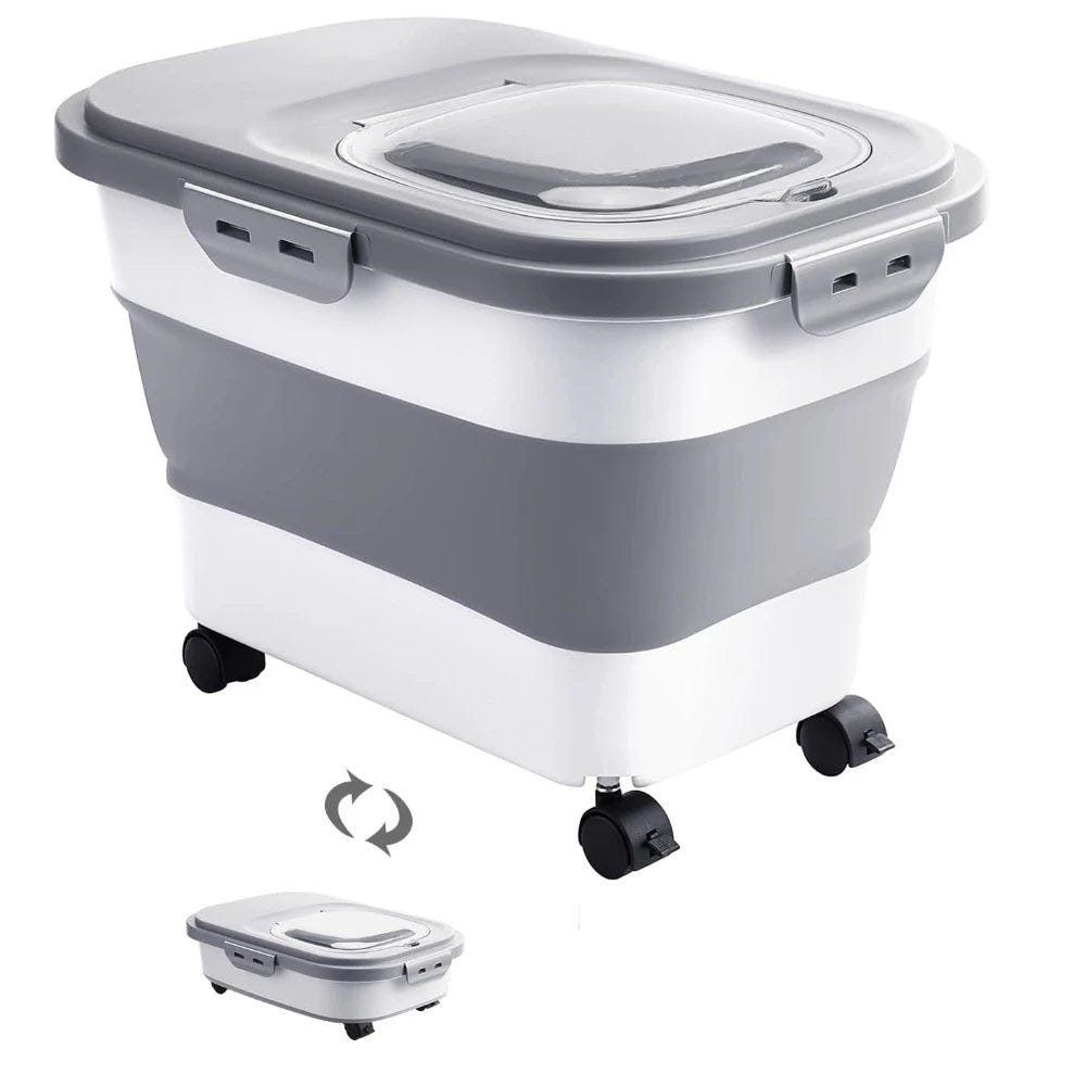 Foldable Storage Container with Wheels