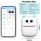 Mini Wireless Thermal Label Printer
