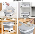 Foldable Storage Container with Wheels