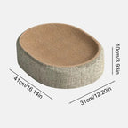 Source size chart showing the scratcher bed as 41 cm long, 31 cm wide and 10 cm high