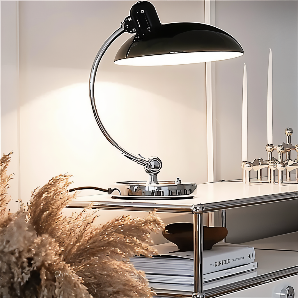Vintage Iron Dome Desk Lamp