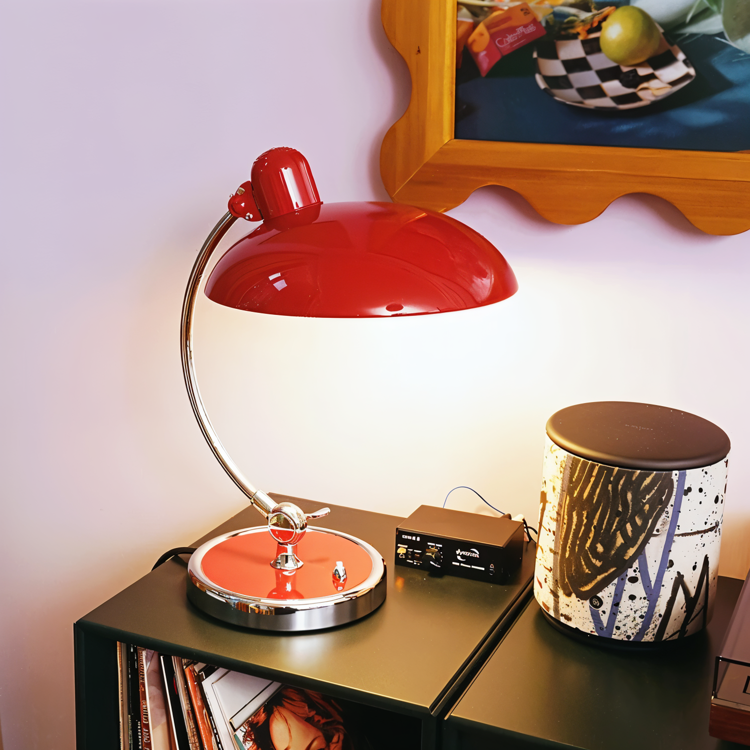 Vintage Iron Dome Desk Lamp