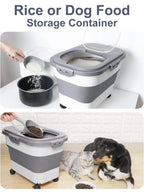 Foldable Storage Container with Wheels