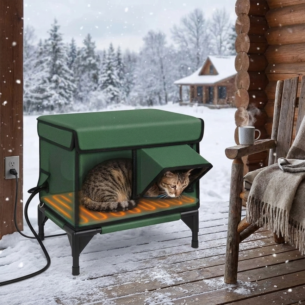 Heated Outdoor Cat House