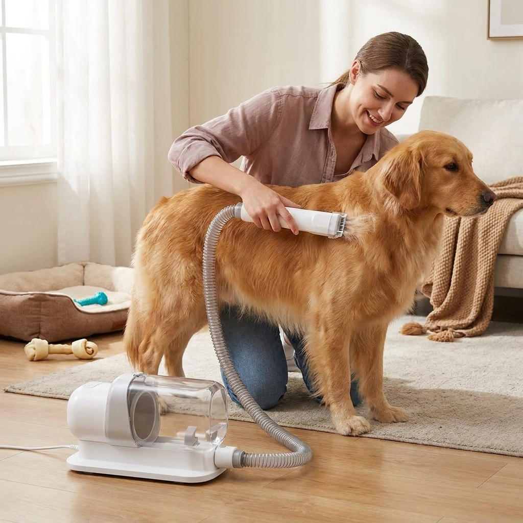Low-Noise Dog Grooming Vacuum