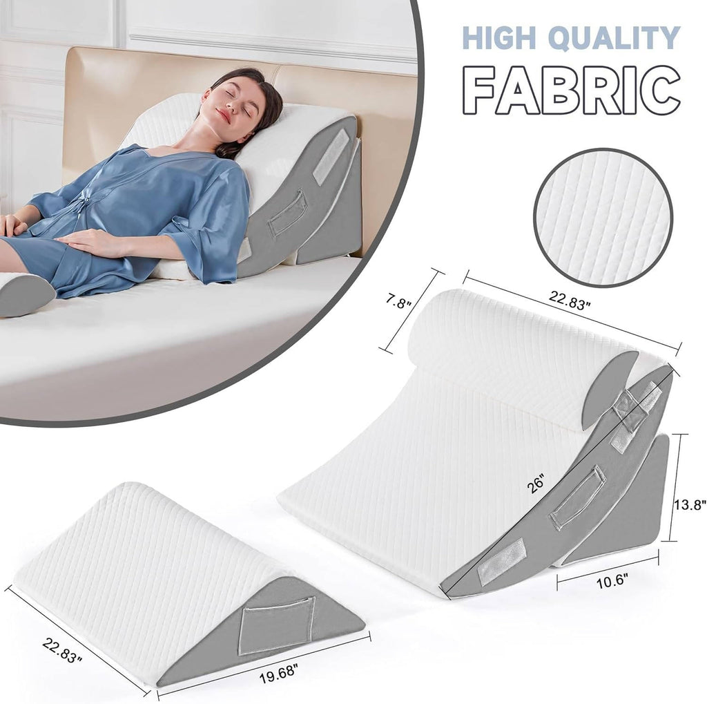 Orthopedic Bed Wedge Pillow Set