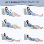 Bed Wedge Pillow Set