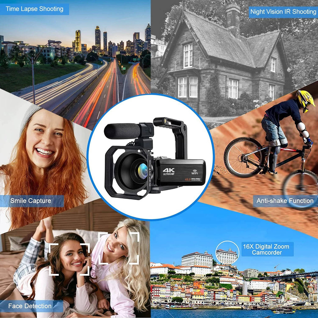 4K WiFi Vlogging Camera