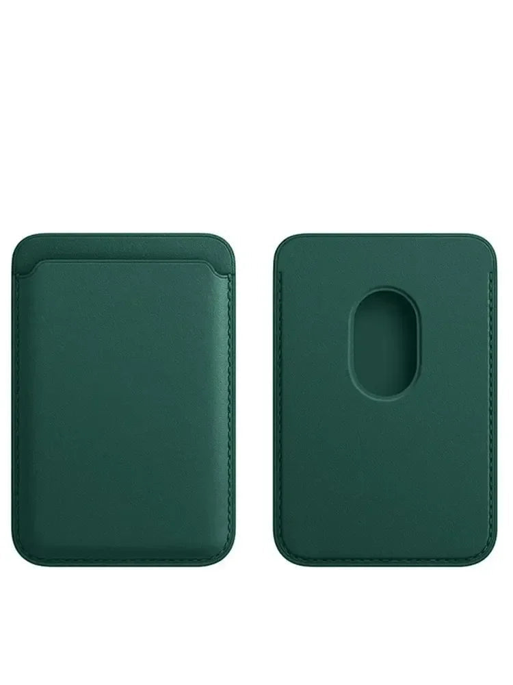 Magnetic Leather Card Wallet