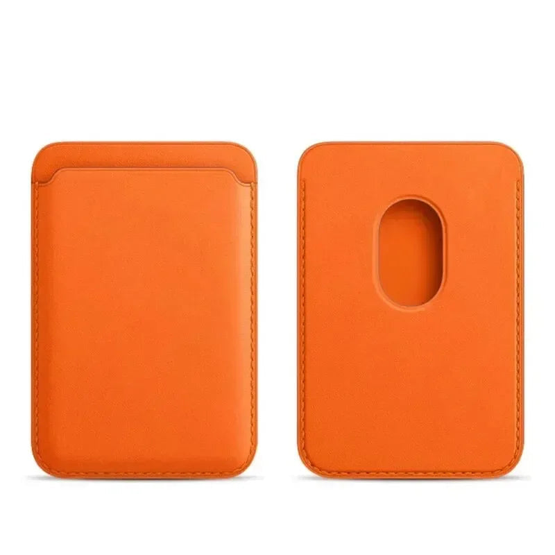Magnetic Leather Card Wallet